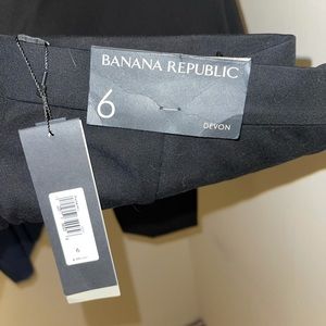 Banana Republic Devon Black Ankle Capri Pants